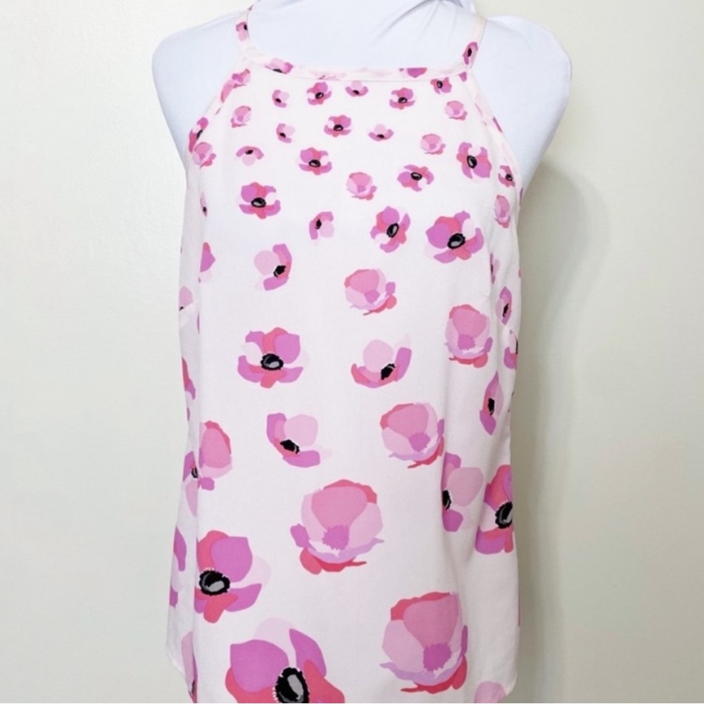 Cabi Pink Floral Blouse